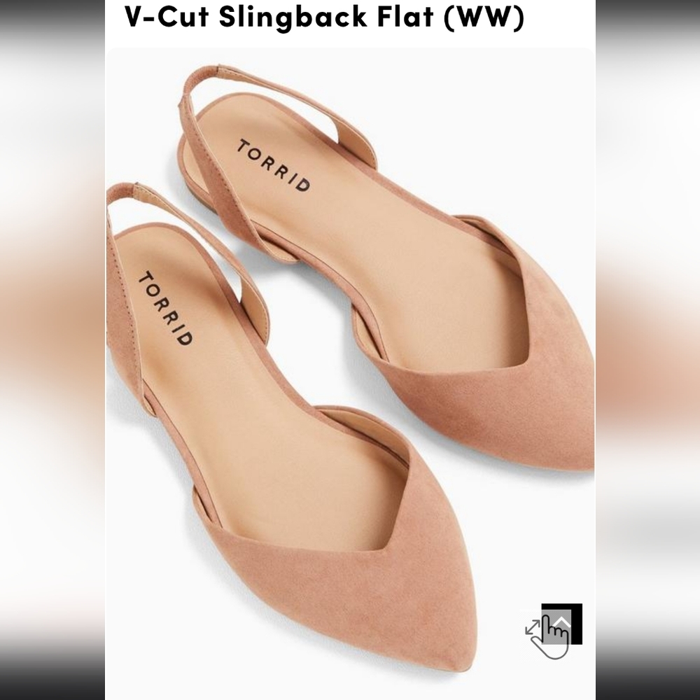 Torrid faux suede flats